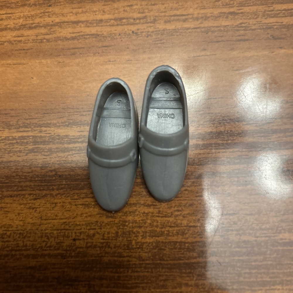 Ken Doll Vintage Loafers Shoes Gray - Picture 2 of 5